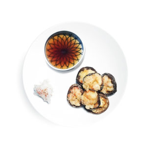 Funghi shitake ai gamberi